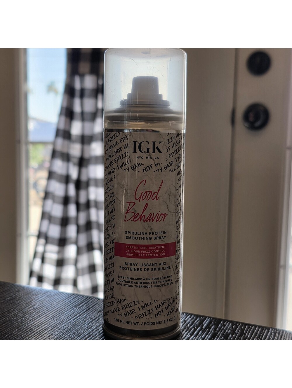 IGK Good Behavior Spirulina Protein Smoothing Spray 5.6 oz New Unused